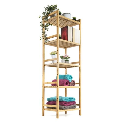 G21 Regał bambusowy, 5 półek