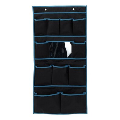 Organizator suspendat cu compartimente Redcliffs 45 x 90 cm, negru