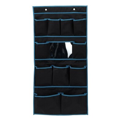 Redcliffs Zavesi organizér s predalčki 45 x 90 cm,črn