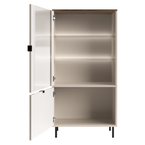 EYCO 1D1W szekrény, kasmír/castello tölgy