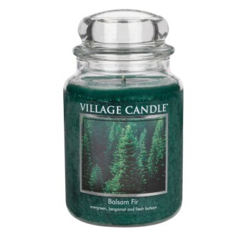 Village Candle Vonná svíčka ve skle, Jedle - Balsam Fir, 645 g, 645 g
