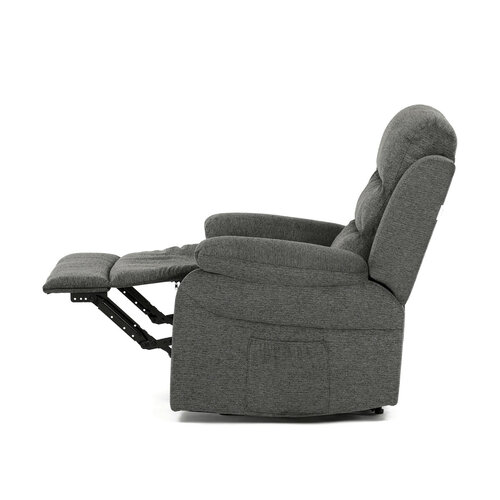 Polohovací křeslo PLUSH, šedá