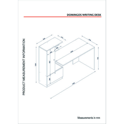 Pracovní stůl Domingos White