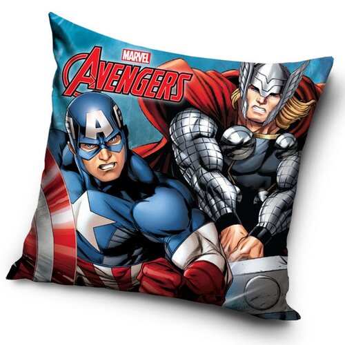 Obliečka na vankúšik Avengers Kapitán Amerika a Thor, 40 x 40 cm