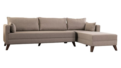 Sofa narożna Bella Narożnik prawy 1 Kremowy