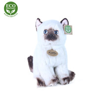 Rappa Pluszowy siedzący kot syjamski, 25 cm
