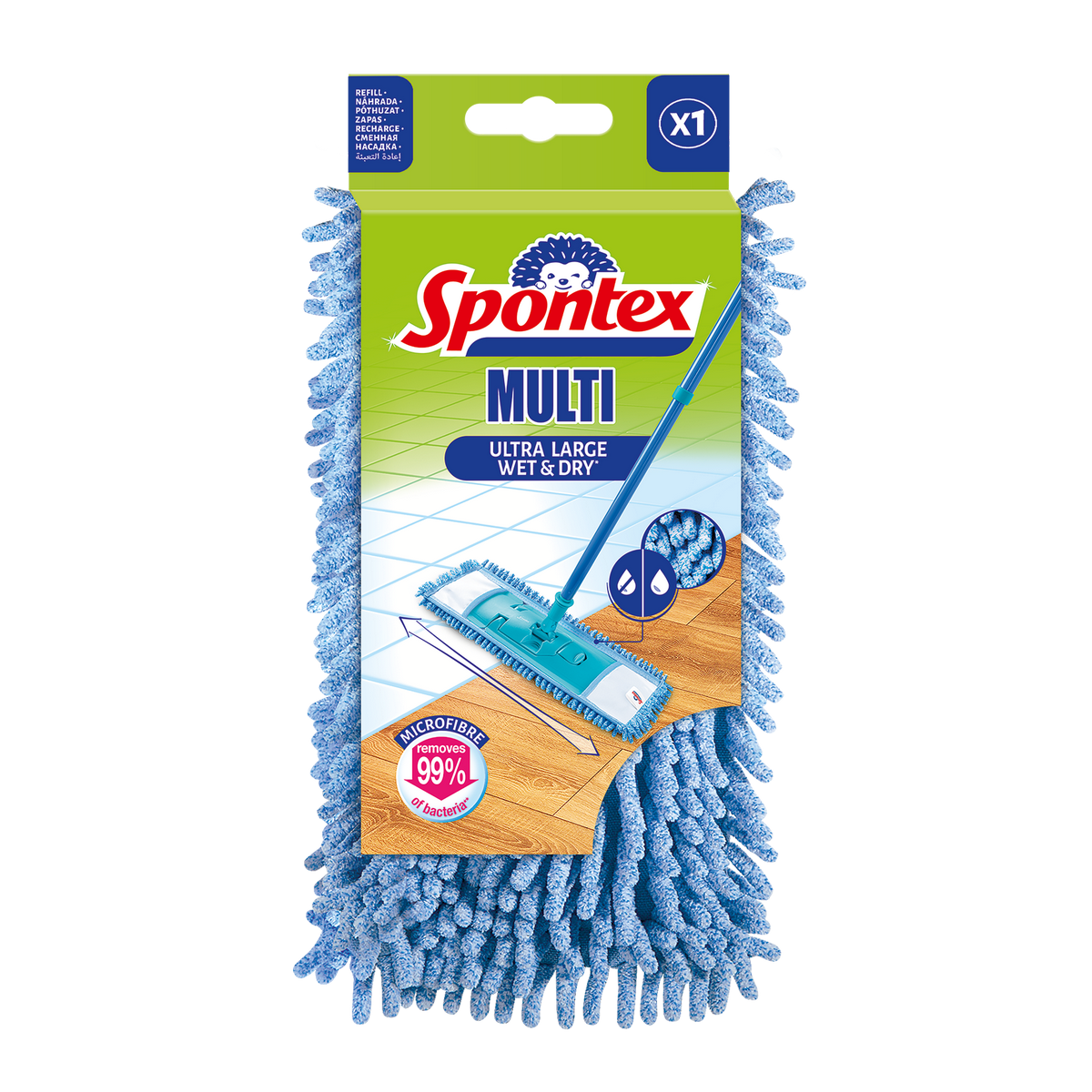 Spontex Mop Microwiper Multi póthuzat