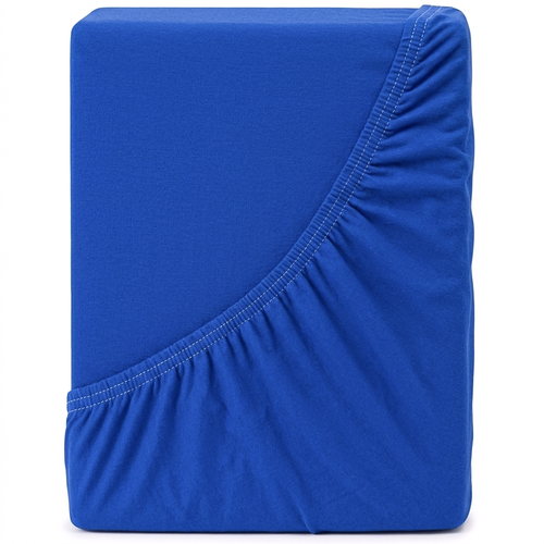4Home Jersey-Bettlaken Ideal königsblau, 140 x 200 cm