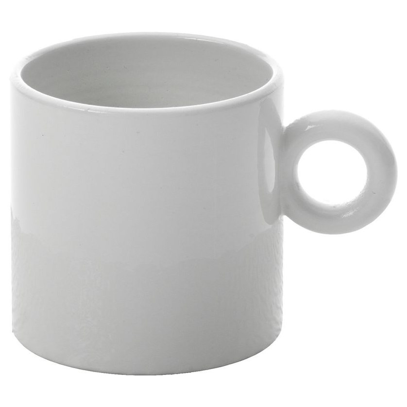 Alessi Mokka šálka Dressed 70 ml, biela