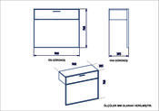 Polka Aynali White konzolasztal