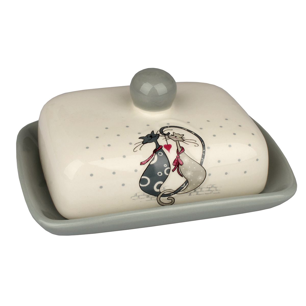Keramická máslenka Cats