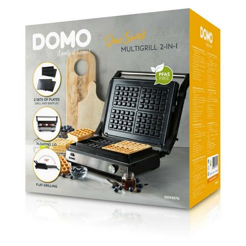 DOMO DO9287G kontaktný gril a vaflovač 2v1