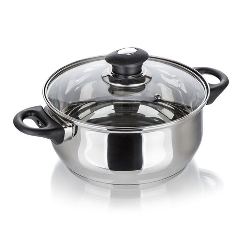 Nerjaveča posoda s pokrovom Super Value, 22 cm,3,8 l