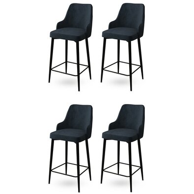 Barstuhl-Set Enox Cappuccino, 4 Stück