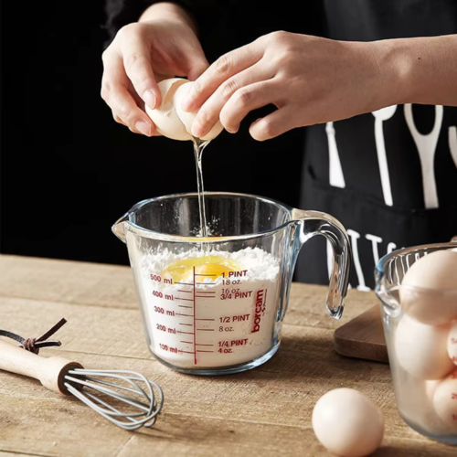 Pyrex Steklena merica 0,5 l, 12 x 12 cm