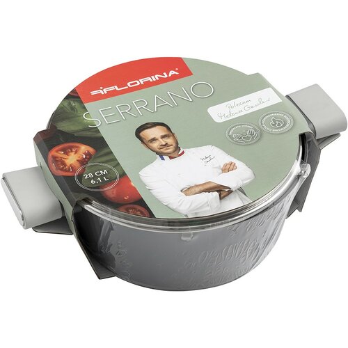 Florina Aluminiowy garnek Serrano 6,1 l, 28 cm