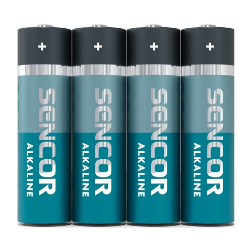 Sencor SBA LR6 alkalická batéria AA, 4 ks