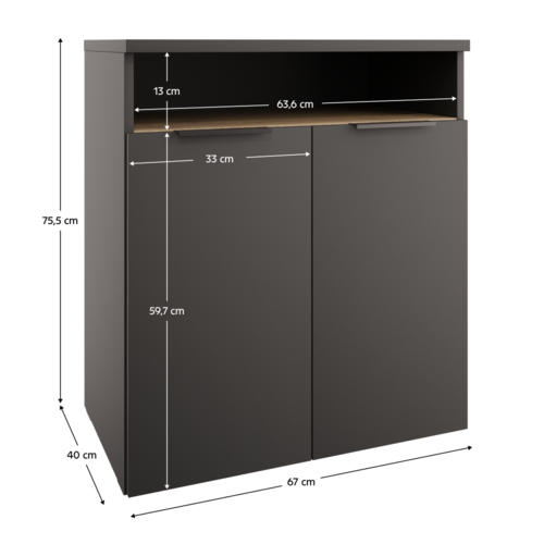 Dulap ADAPO 04, antracit