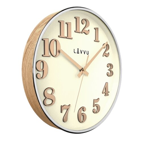 Nástěnné hodiny Lavvu Home White LCT1160 bílá, pr. 32 cm