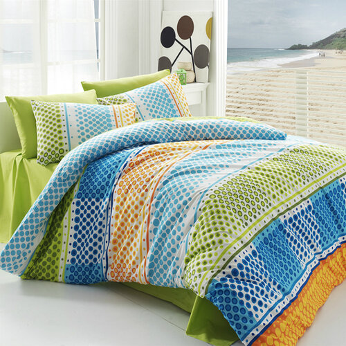 Lenjerie de pat Fashion Green, 140 x 200 cm, 70 x 90 cm
