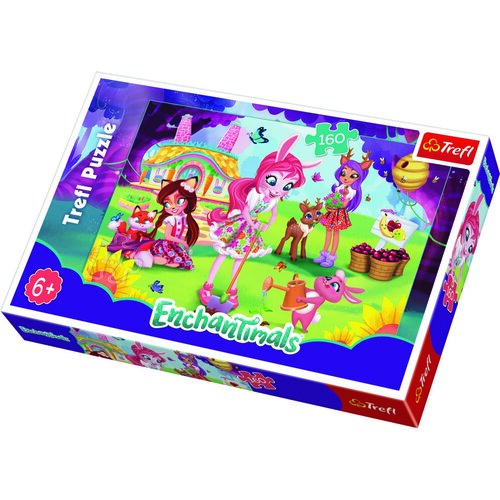 Trefl Puzzle Enchantimals V zahradě, 160 dílků