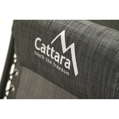 Cattara 13520 Skladacie ležadlo Alicante, antracit, 150 x 66 cm