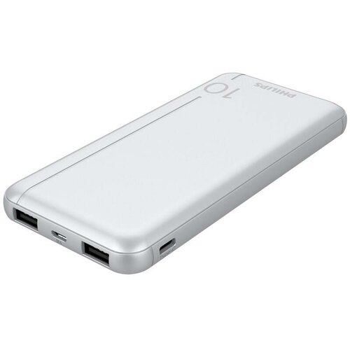 Philips DLP1810NV/62 powerbanka 10 000 mAh, stříbrná