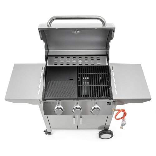 G21 Oklahoma BBQ Premium Line gázgrill 3 égő + redukciós szelep ingyen