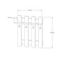 Wandgarderobe Carina White