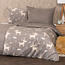 Lenjerie de pat din flanel 4Home Happy reindeer, 160 x 200 cm, 70 x 80 cm