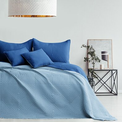AmeliaHome Tagesdecke Softa hellblau, blau, 220 x 240 cm