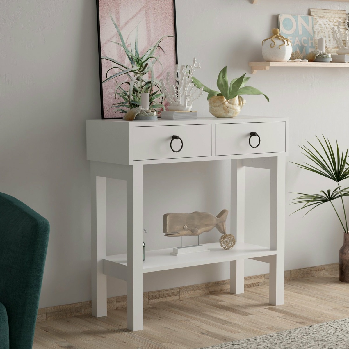 Dekorativní stolek Valery White - thumb (2)