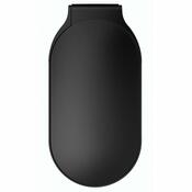 Simplehuman Ovalni koš z pedalom in nerjavečimokvirjem Slim 45 l, črn