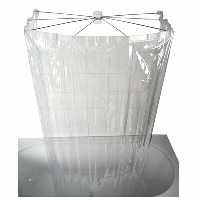 RIDDER 58200 Ombrella összecsukható zuhanykabin100 x 70 cm, átlátszó