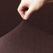 4Home Napínací potah na sedačku Magic clean tmavě hnědá, 190 - 230 cm