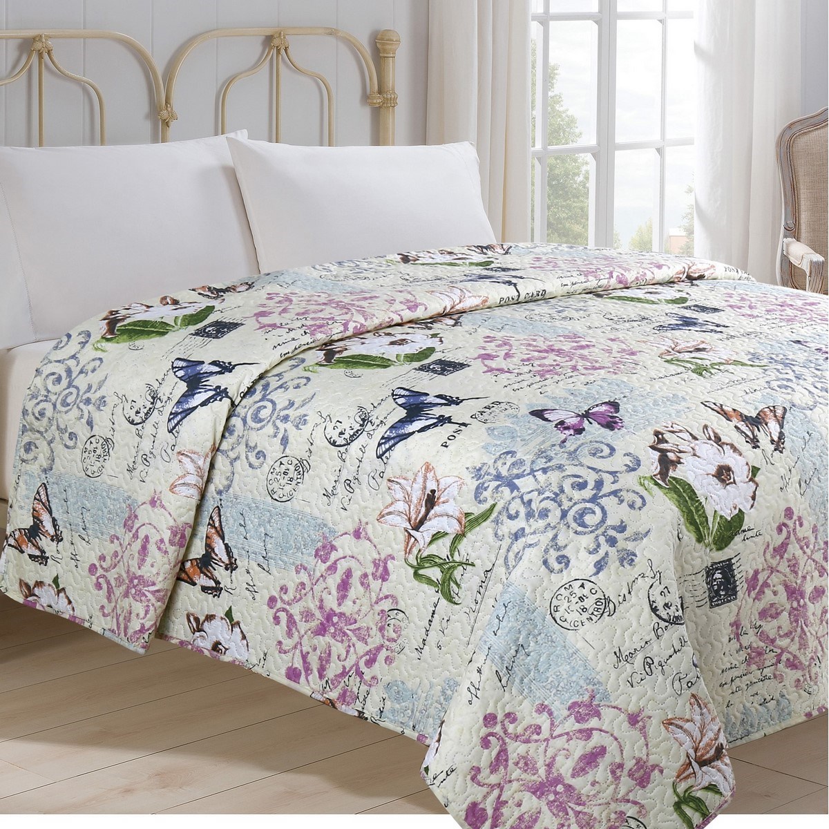 Jahu Prehoz na posteľ Motýľ, 140 x 220 cm