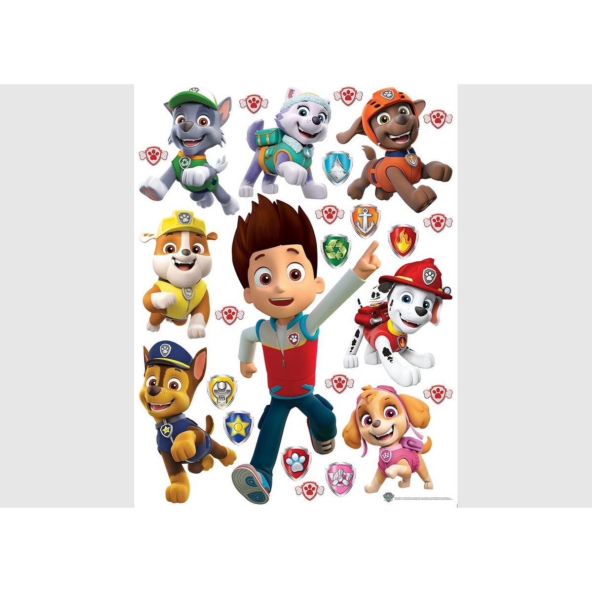 Dekoracja samoprzylepna Paw Patrol, 65 x 85 cm