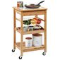 Kesper 25776 Küchenwagen mit Arbeitsplatte, 81 x 48 x 38 cm