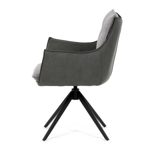 Set de scaune de sufragerie cu mecanism deîntoarcere DCH-D1345 GREY2, 2 buc.