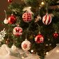 4Home Zestaw ozdób świątecznych Merry&Bright, 42 szt., czerwono-biały