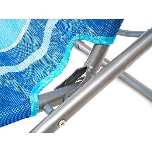 Happy Green Leżak plażowy niebieski, 142 x 60 x 96cm