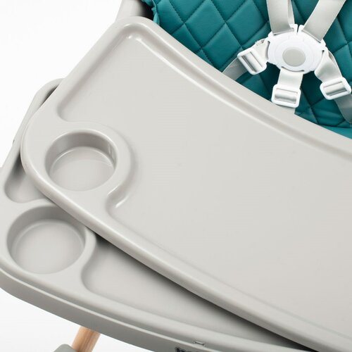 Baby Mix Freja wooden etkezőszék, zöld