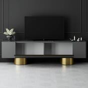 Măsuță TV Bohem Anthracite and Gold