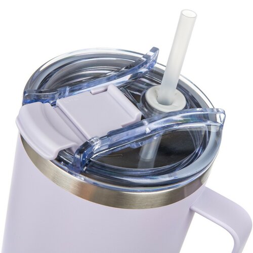 Banquet Termohrnek nerezový s uchem Twain 1200 ml, lila
