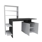 Birou Melis White and Anthracite