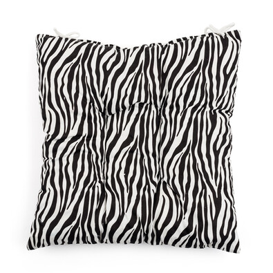 Sedák Zebra černá, 40 x 40 cm