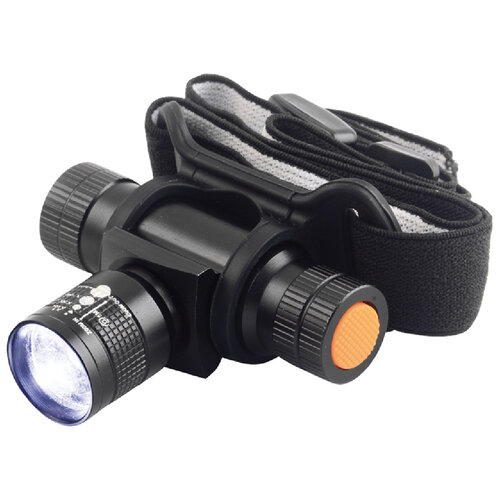 Latarka czołowa Tesla ZOOM 140L, metalowa, 3W LED