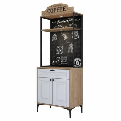 Schrank Jehy Walnut and White