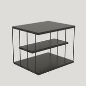 Stolik pomocniczy Lifon Anthracite and Black