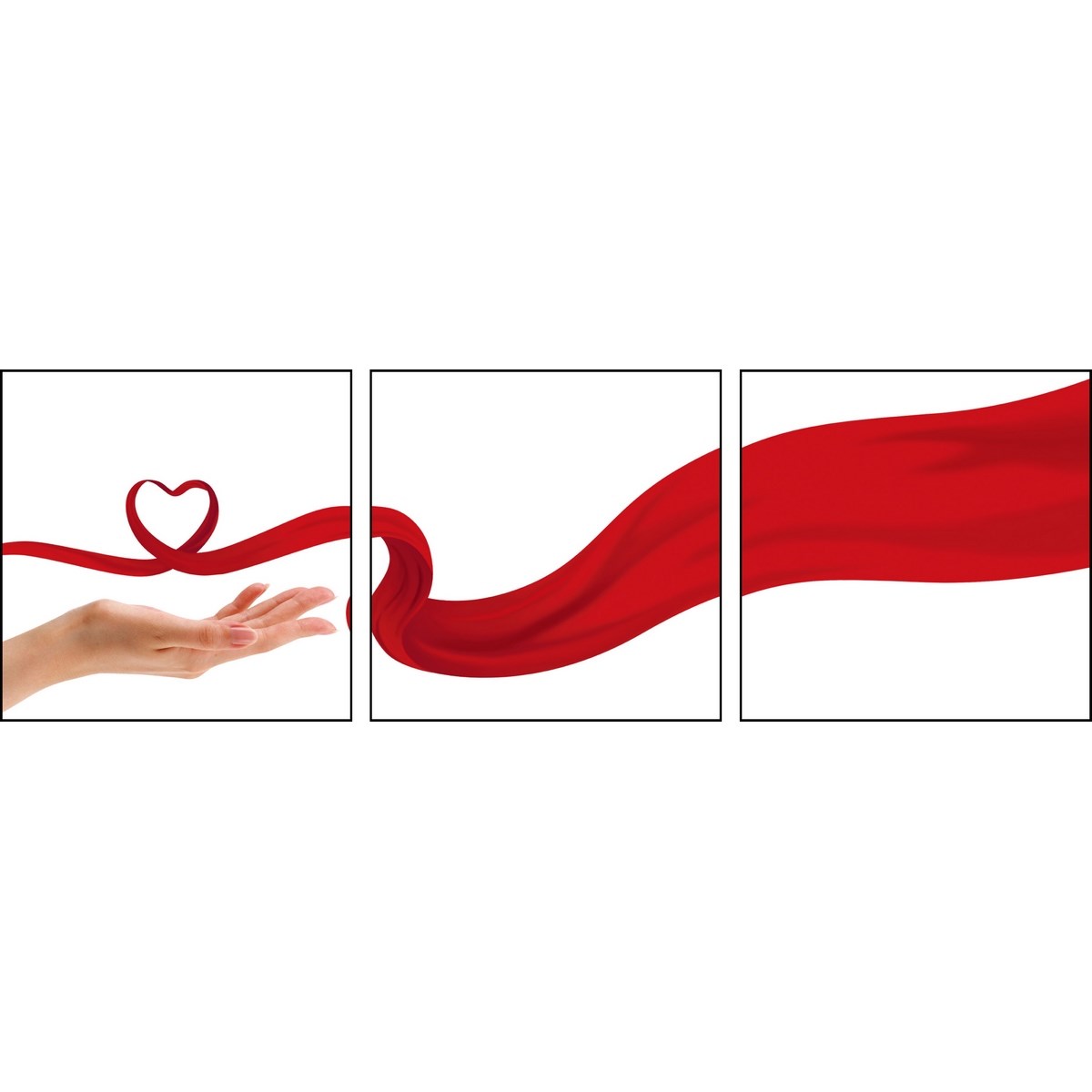 Autronic Trojdielny obraz Touch of Love, OBK009